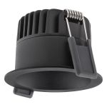 Ledvance LED Kohdevalaisin Tummalight Aluminium Musta 8W 680lm 36D - 930 Lämmin Valkoinen | Odetnij 68mm - IP44 - Paras Värintoisto - Himmennettävä