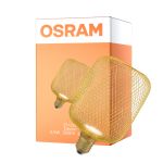 Osram Decor Tasainen Lamp In Metalli- Kotelo LED E27 Special Matta Kulta 3.5W 300lm - 827 Erittäin Lämmin Valkoinen | Korvaa 25W