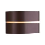 Nordlux Sibelis Seinävalaisin Aluminium Ruskea | IP44 - Sopii E27