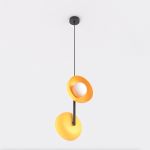 Emibig Riippuvalaisin Vanila Teräs Oranssi | Sopii 2x G9 - Max 8W