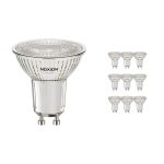 Monipakkaus 10x Noxion LED Kohdevalaisin GU10 PAR16 4.6W 420lm 36D - 840 Kylmä Valkoinen | Himmennettävä - Korvaa 50W