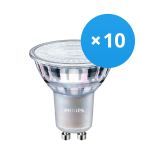 Monipakkaus 10x Philips MASTER Value LED Spot GU10 PAR16 3.7W 270lm 36D - 930 Lämmin Valkoinen | Paras Värintoisto - Himmennettävä - Korvaa 35W