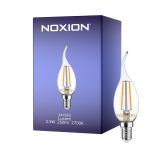 Noxion Lucent LED E14 Kalteva kärki Kynttilä Filament Kirkas 2.5W 250lm - 827 Erittäin Lämmin Valkoinen | Korvaa 25W