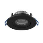 Noxion LED Kohdevalaisin Ares Kallistettava Musta 6W 540lm 927-940 3CCT | Odetnij 68mm