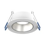 Noxion LED Kohdevalaisin Ares Syvä ring Valkoinen -   Inner Rengas Hopea | Odetnij 68mm - incl. GU10 Fitting