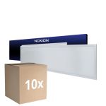 Monipakkaus 10x Noxion LED Paneeli Delta Value V5 28W 3920lm - 830-840 CCT | 120x30cm - UGR<19 - Backlit