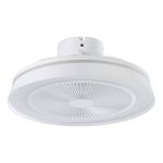 Eglo Kattotuuletin Vallonia 1 ABS Valkoinen 31.7W 3200lm - 827-865 Säädettävä Valkoinen + RGB | Himmennettävä