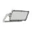 Ledvance LED Valonheitin Max Radial 45 Aluminium Harmaa 600W 92600lm 45D - 740 Kylmä Valkoinen | IP66 - Symmetrinen