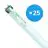 Monipakkaus 25x Osram T8 Lumilux 18W - 840 Kylmä Valkoinen | 60cm