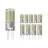 Monipakkaus 10x Noxion Bolt LED Capsule G9 4.8W 600lm - 827 Erittäin Lämmin Valkoinen | Korvaa 50W
