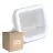Monipakkaus 12x Ledvance LED Valonheitin Aluminium Valkoinen 8W 1100lm 100D - 830 Lämmin Valkoinen | IP66 - Symmetrinen