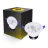 Bright Choice LED Alasvalo Pyöreä Kallistettava 12W 960lm 60D - 930 Lämmin Valkoinen | 110mm - Odetnij 90mm - UGR 