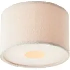 Brilliant Teddy Kattovalo Metalli- Tekstiili Beige | 350mm - Sopii 2x E27