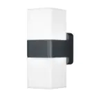 Ledvance Smart+ Wifi Seinävalaisin Harmaa Up & Down - Ulkona - 13.5W 950lm - 830 Lämmin Valkoinen | RGBW - Himmennettävä