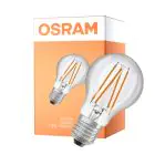 Osram Led Star Classic LED E27 Päärynä Filament Kirkas 7.3W 806lm - 827 Erittäin Lämmin Valkoinen |  Valotunnistin