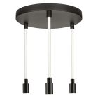Ledvance Decor Glow Riippuvalaisin Musta 28W 1400lm - 927 Erittäin Lämmin Valkoinen | 400mm - Paras Värintoisto