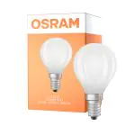 Osram LED Classic LED E14 Päärynä Filament Matta 2.2W 470lm - 840 Kylmä Valkoinen | Korvaa 40W