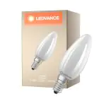 Ledvance LED Classic E14 Kynttilä Filament Matta 1.2W 255lm - 840 Kylmä Valkoinen | Korvaa 25W