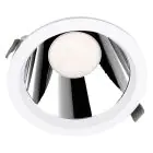 Ledvance LED Alasvalo Comfort Opaali Aluminium 18W/15W/12W 2160lm/1800lm/1440lm 95D - 930-940 CCT | Odetnij 200mm - IP44 - Paras Värintoisto - Dali Himmennettävä