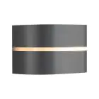 Nordlux Sibelis Seinävalaisin Aluminium Harmaa | IP44 - Sopii E27