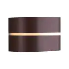 Nordlux Sibelis Seinävalaisin Aluminium Ruskea | IP44 - Sopii E27