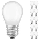 Monipakkaus 10x Ledvance Classic LED E27 Päärynä Filament Matta 2.8W 250lm - 827 Erittäin Lämmin Valkoinen | Himmennettävä - Korvaa 25W