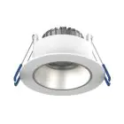 Noxion LED Kohdevalaisin Ares Syvä Valkoinen 6W 540lm 927-940 3CCT -   Inner Rengas Hopea | Odetnij 68mm