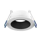 Noxion LED Kohdevalaisin Ares Syvä ring Valkoinen -   Inner Rengas Musta | Odetnij 68mm - incl. GU10 Fitting