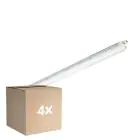 Monipakkaus 4x Philips LED Loisteputkivalaisimet Vedenkestävä CoreLine WT120C Gen2 57W 8000lm - 840 Kylmä Valkoinen | 150cm