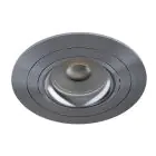 Noxion Upotettu Kohdevalaisin Logic MR16 Kallistettava Harmaa | 92mm - Odetnij 80mm - IP20 - incl. GU10 Kanta 