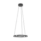 Eglo Riippuvalaisin Mezzomonte Aluminium Teräs Musta 20W 1600lm - 827-865 Säädettävä Valkoinen | IP20 - Himmennettävä 